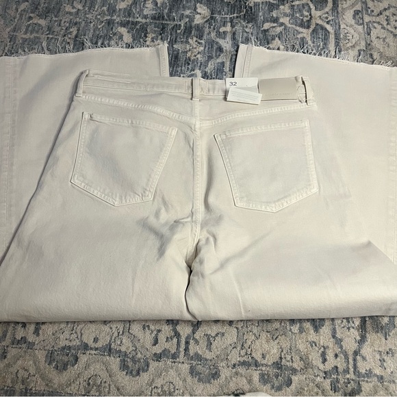 Citizens of Humanity Lyra High Rise Crop Wide Leg Jeans in Almondette NWT Sz 32 - Picture 13 of 13
